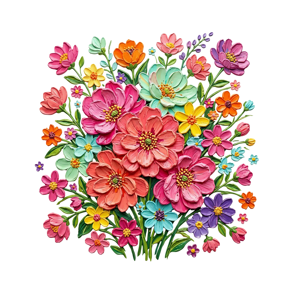 Floral Bouquet Sweatshirt | Sudadera Bouquet Floral