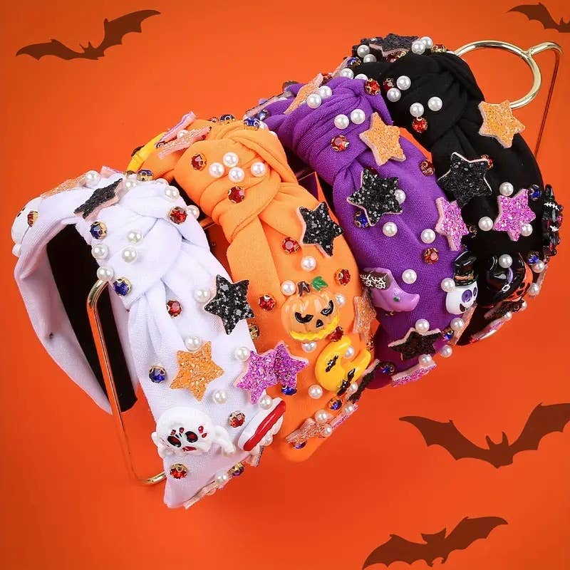 DIADEMAS ESTRELLA DE HALLOWEEN: MORADA/PUEPLE