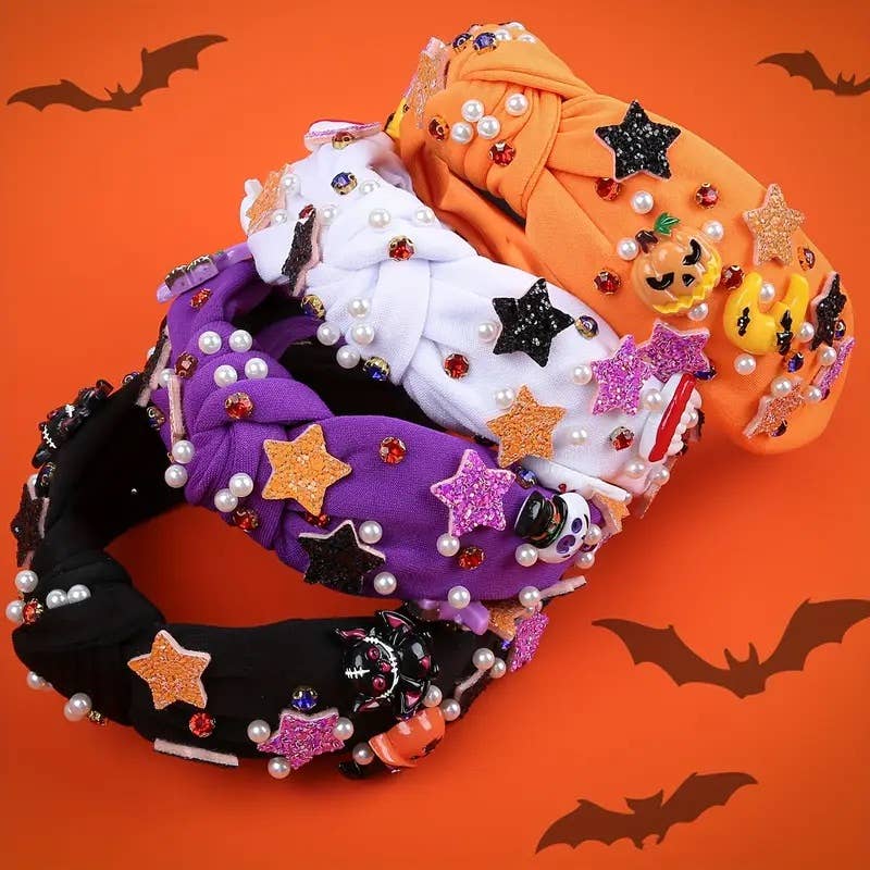 DIADEMAS ESTRELLA DE HALLOWEEN: MORADA/PUEPLE