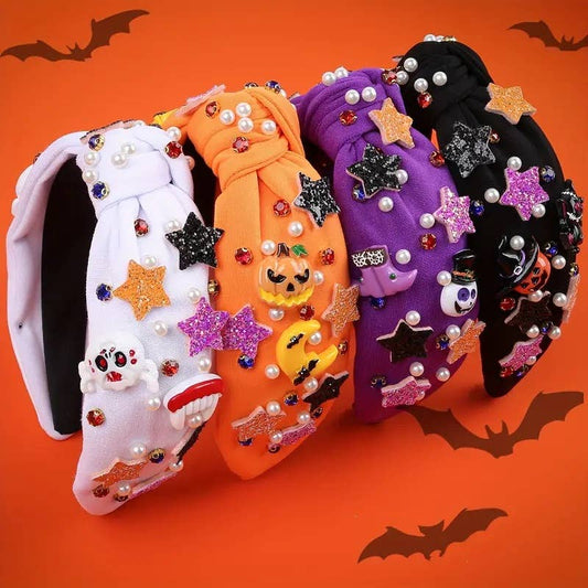 DIADEMAS ESTRELLA DE HALLOWEEN: MORADA/PUEPLE