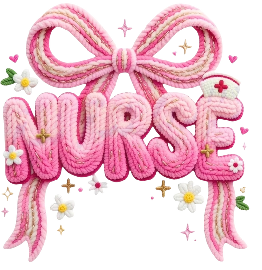 NURSE- CLEAR FILM SCREEN PRINT